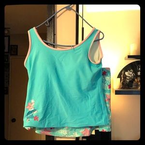 Disney Eeyore 2 piece bathing suit size 10